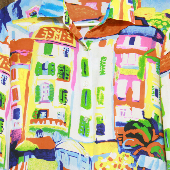 SOLD Super Fun Michael Leu blouse - Picture 4 of 6